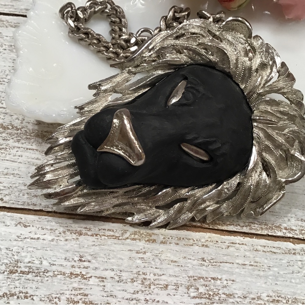 Luca Razza Lion Head Necklace